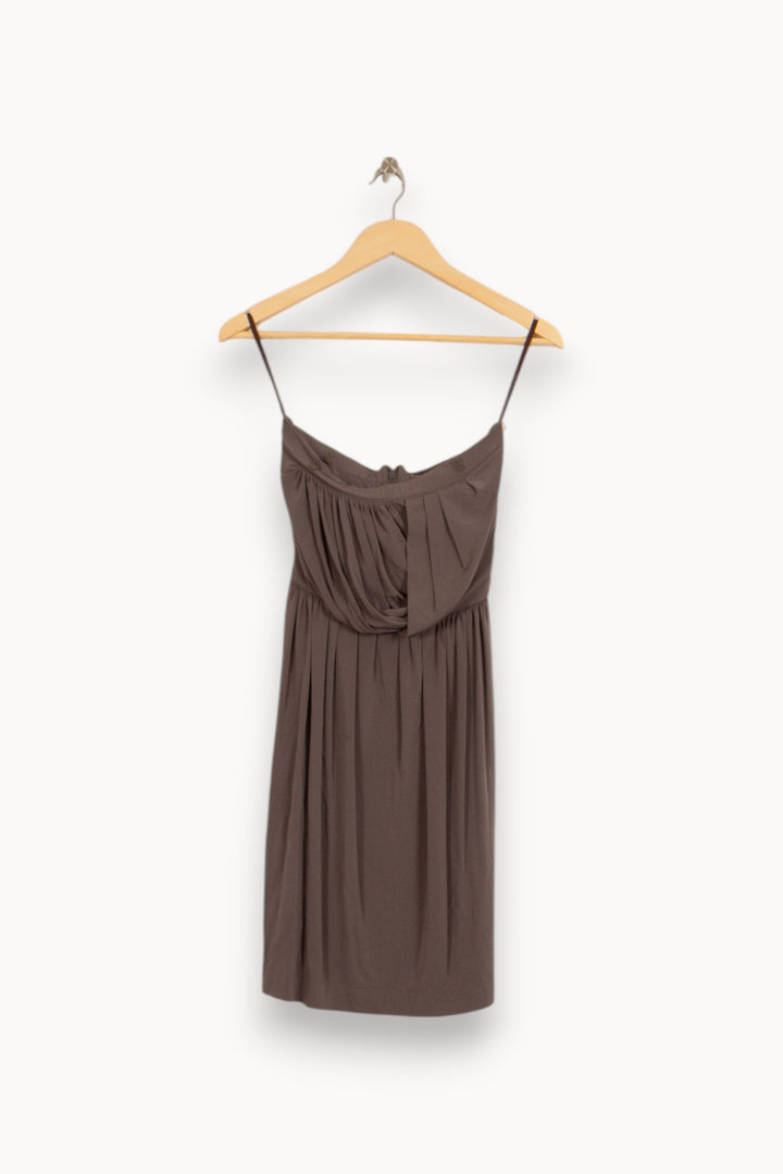 Robe Courte Grise - Taille XS/34 de la marque Comptoir des Cotonniers | PARAD50466 - Vendu par Paradigme - Image 2