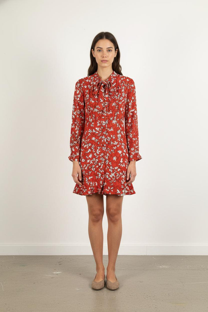 Robe Courte Rouge et Blanche - Taille S/36