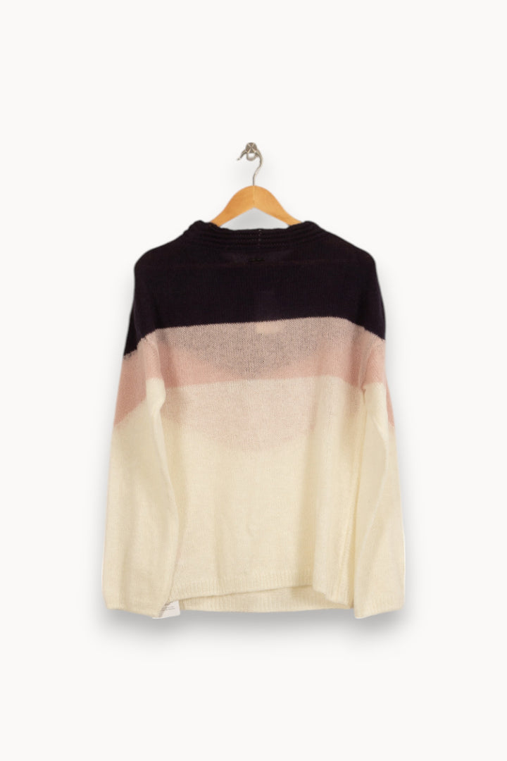 Pull Noir Rose et Écru - Taille XL/42 de la marque One Step | PARAD50475 - Vendu par Paradigme - Image 4