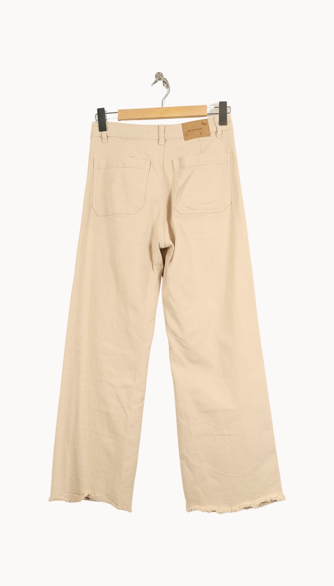 Jean Beige - Taille S/36 de la marque La Fée Maraboutée | PARAD50476 - Vendu par Paradigme - Image 4