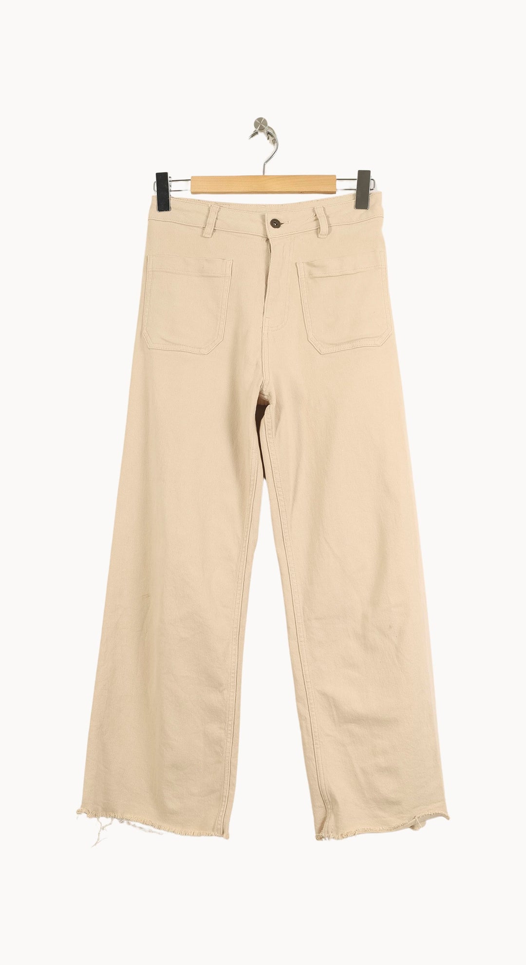 Jean Beige - Taille S/36 de la marque La Fée Maraboutée | PARAD50476 - Vendu par Paradigme - Image 2