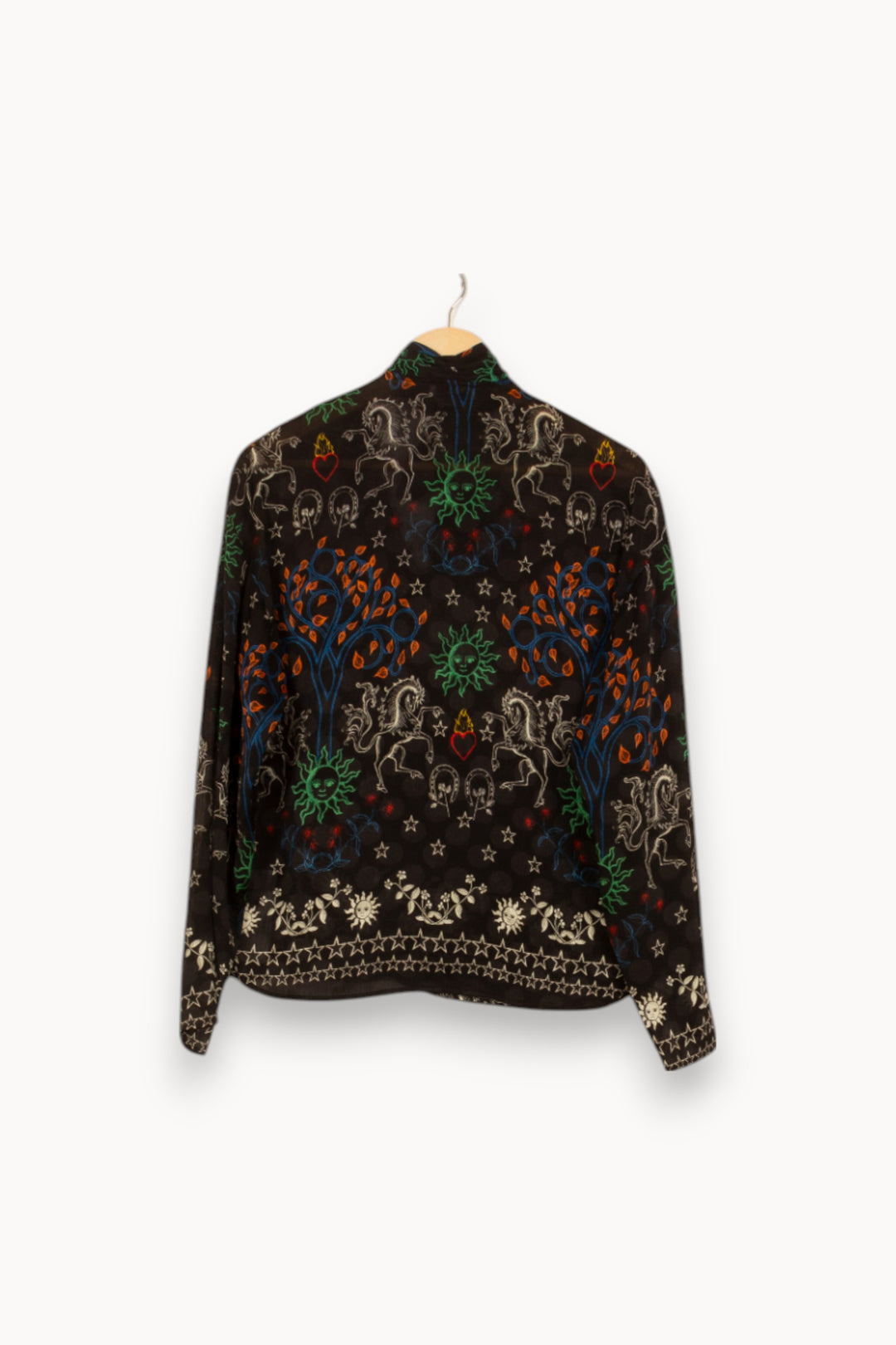 Blouse Noire - Taille M/38 de la marque Sandro | PARAD50487 - Vendu par Paradigme - Image 6