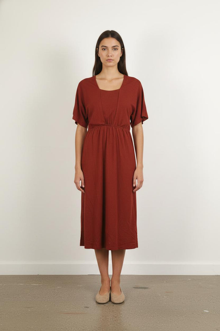 Robe Midi Rouge - Taille XS/34
