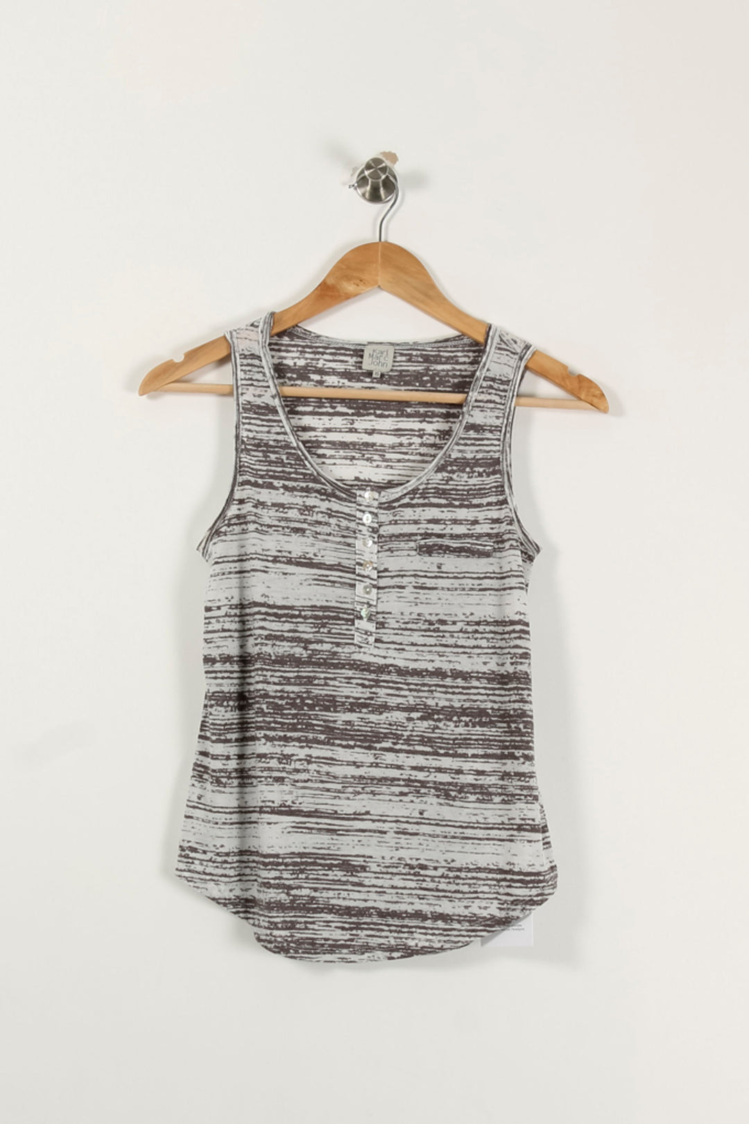 Débardeur Gris et Noir - Taille XS/34 de la marque Karl Marc John | PARAD50495 - Vendu par Paradigme - Image 2