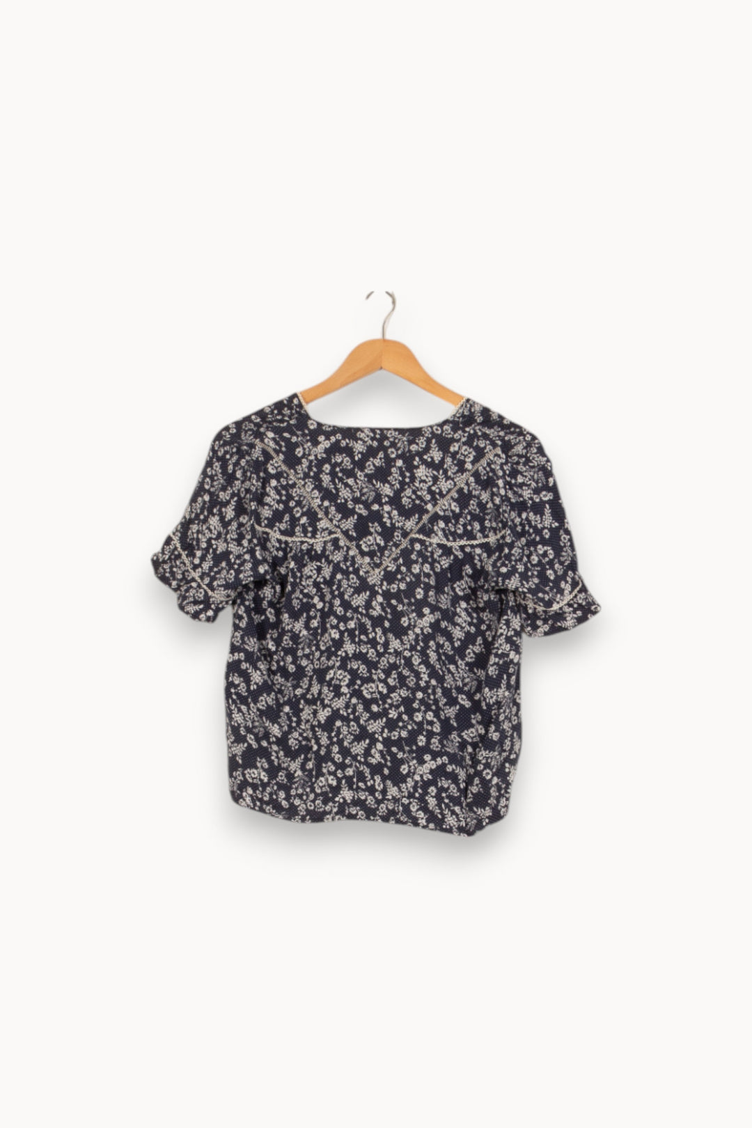 Blouse Bleu et Blanc - Taille S/36