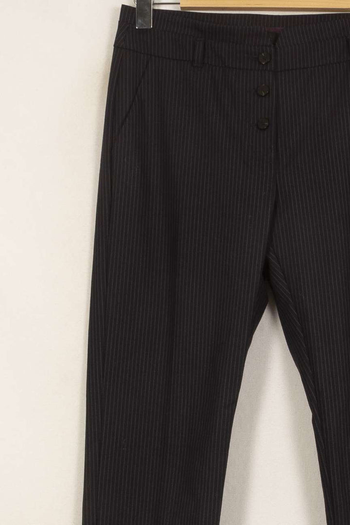 Pantalon Noir - Taille M/38 de la marque IKKS | PARAD50498 - Vendu par Paradigme - Image 3