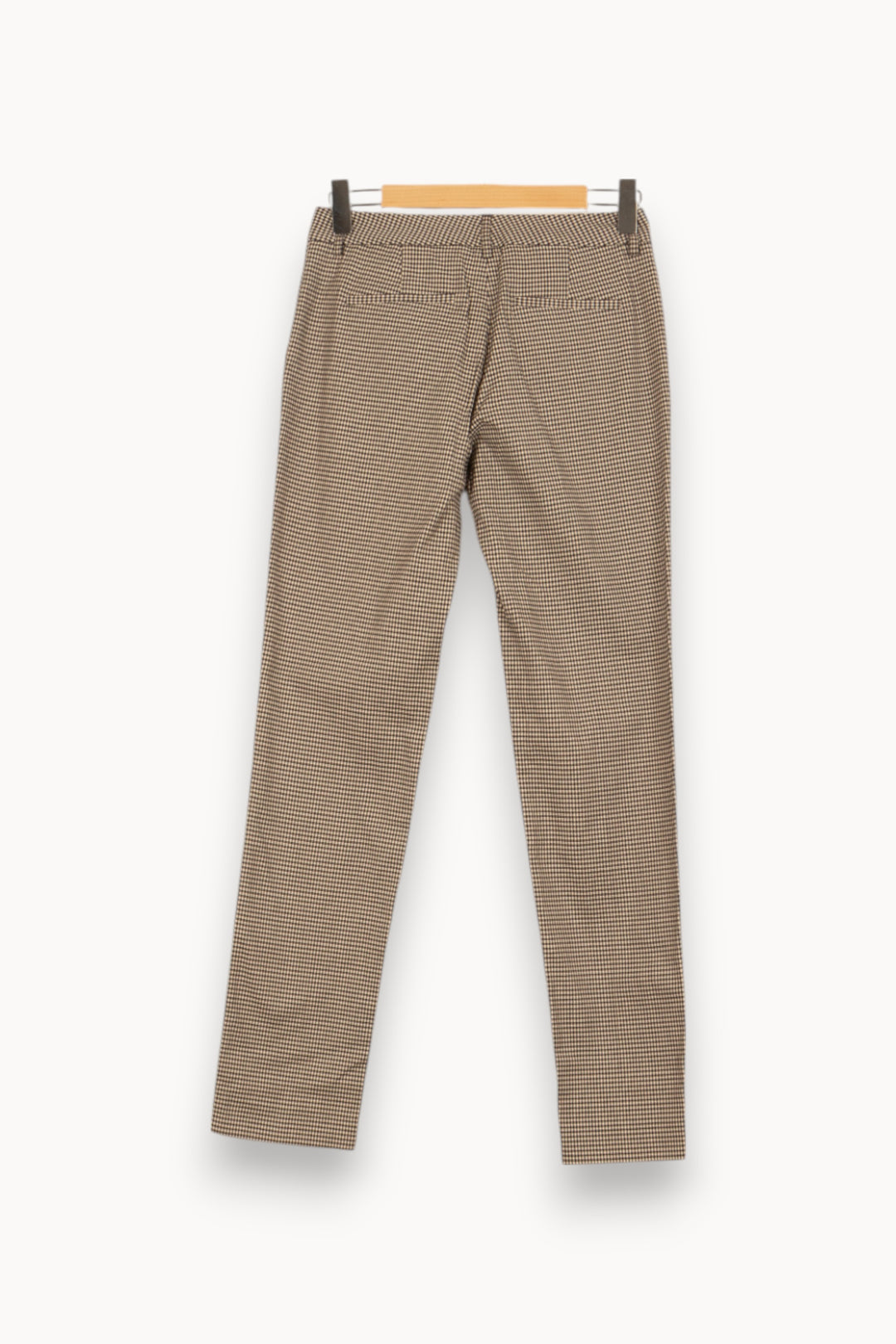 Pantalon Carreaux Beige et Noir - Taille S/36 de la marque Gerard Darel | PARAD50502 - Vendu par Paradigme - Image 6