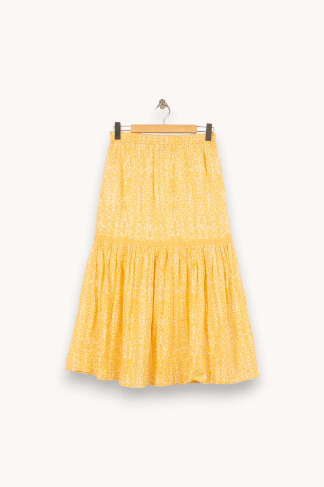 Jupe Midi Jaune - Taille M/38 de la marque Bérénice | PARAD50506 - Vendu par Paradigme - Image 6