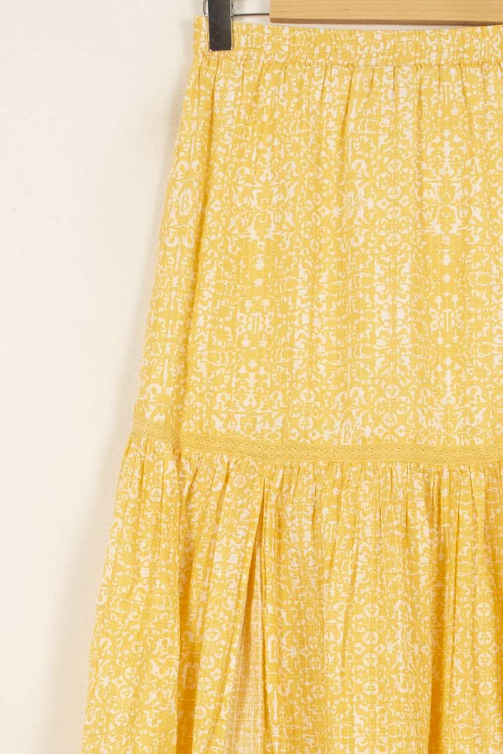 Jupe Midi Jaune - Taille M/38 de la marque Bérénice | PARAD50506 - Vendu par Paradigme - Image 3