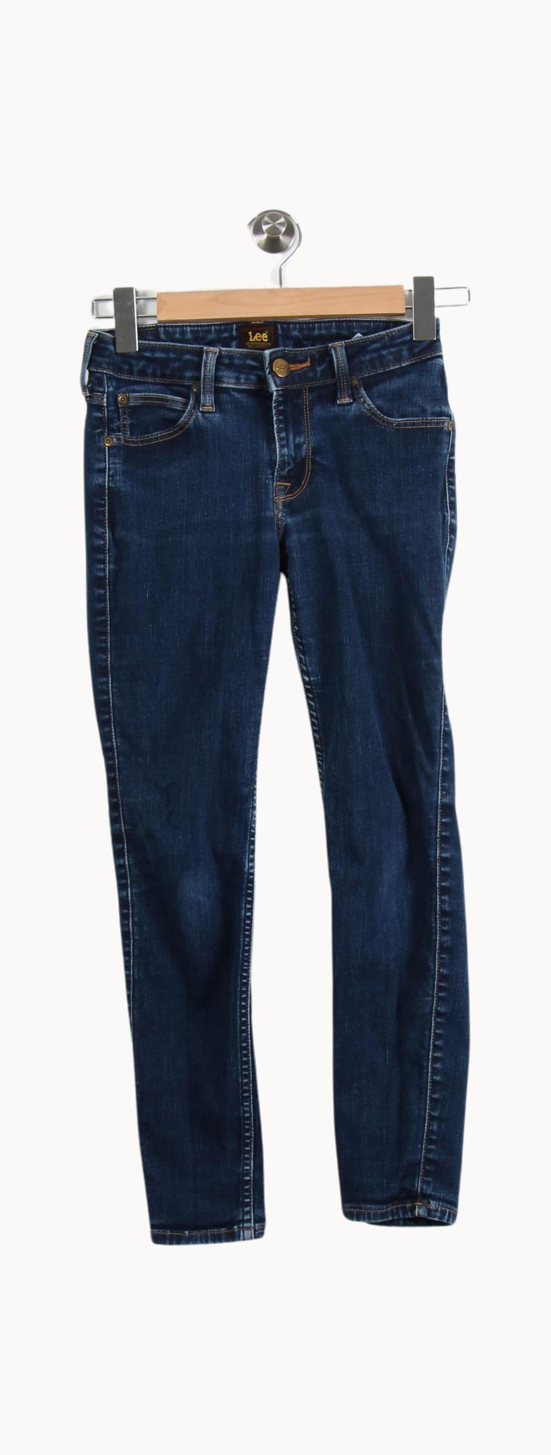 Jean Slim Bleu - Taille S/36 de la marque Lee | PARAD50514 - Vendu par Paradigme - Image 2