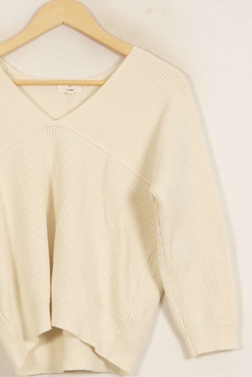 Pull Blanc - Taille S/36 de la marque Maison 123 | PARAD50519 - Vendu par Paradigme - Image 3