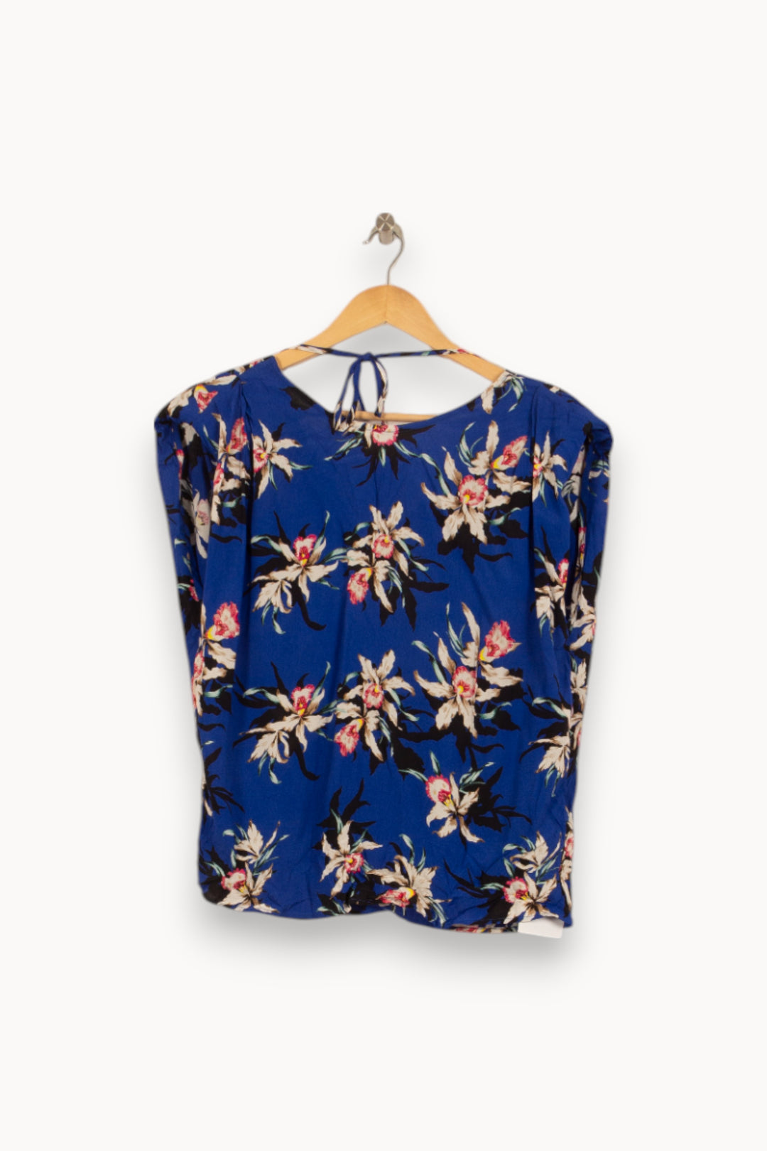 Blouse Bleue et Blanche - Taille XS/34 de la marque IKKS | PARAD50521 - Vendu par Paradigme - Image 4