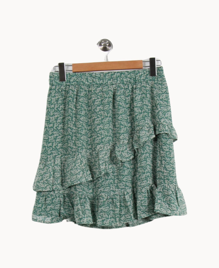 Jupe Volantée Verte et Blanche - Taille L/40 de la marque Grace & Mila | PARAD50533 - Vendu par Paradigme - Image 4
