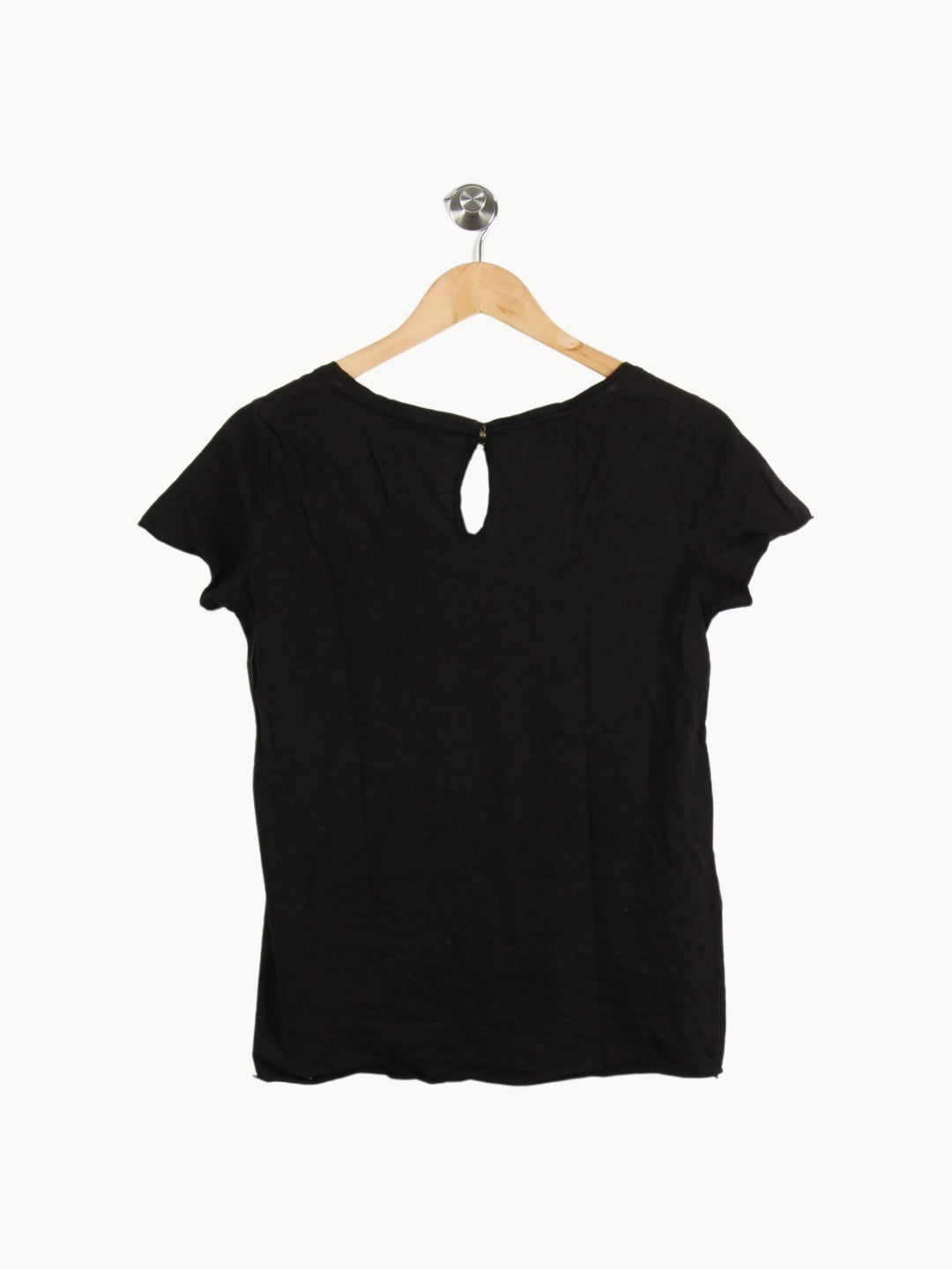 Tee-shirt Noir - Taille M/38 de la marque IKKS | PARAD50536 - Vendu par Paradigme - Image 4
