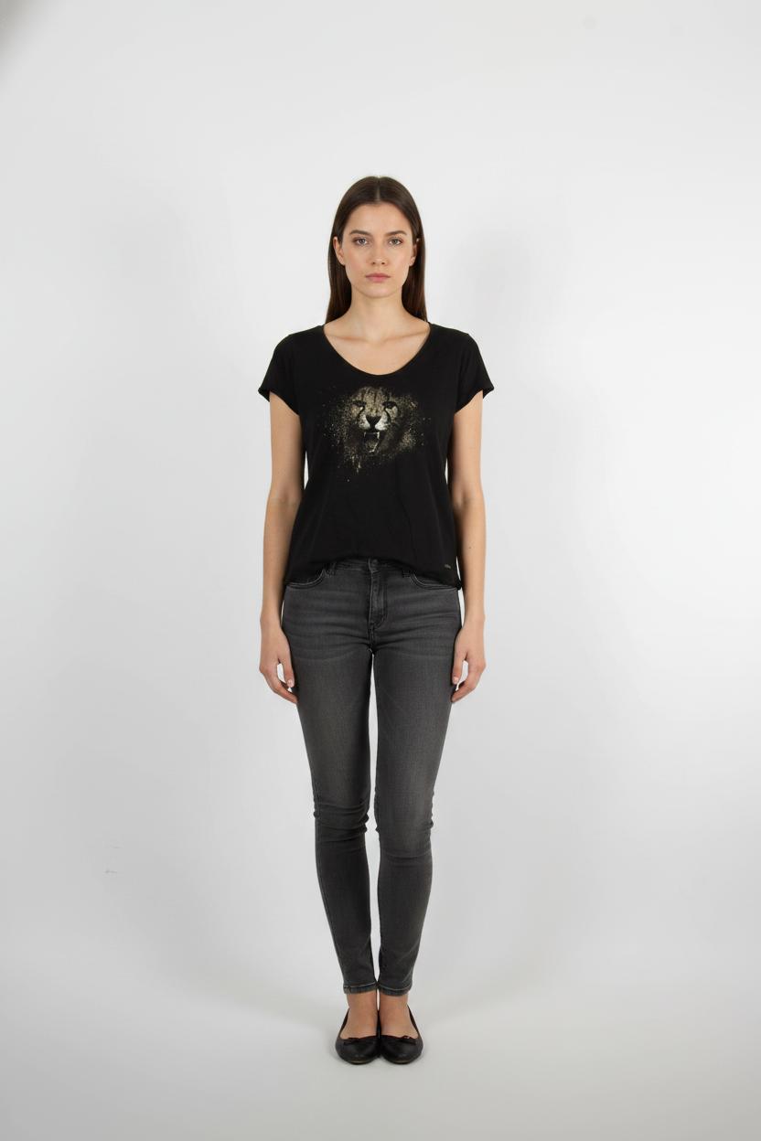Tee-shirt Noir - Taille M/38