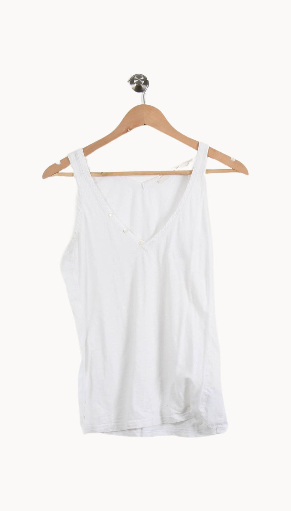 Débardeur Blanc - Taille M/38 de la marque IKKS | PARAD50537 - Vendu par Paradigme - Image 2