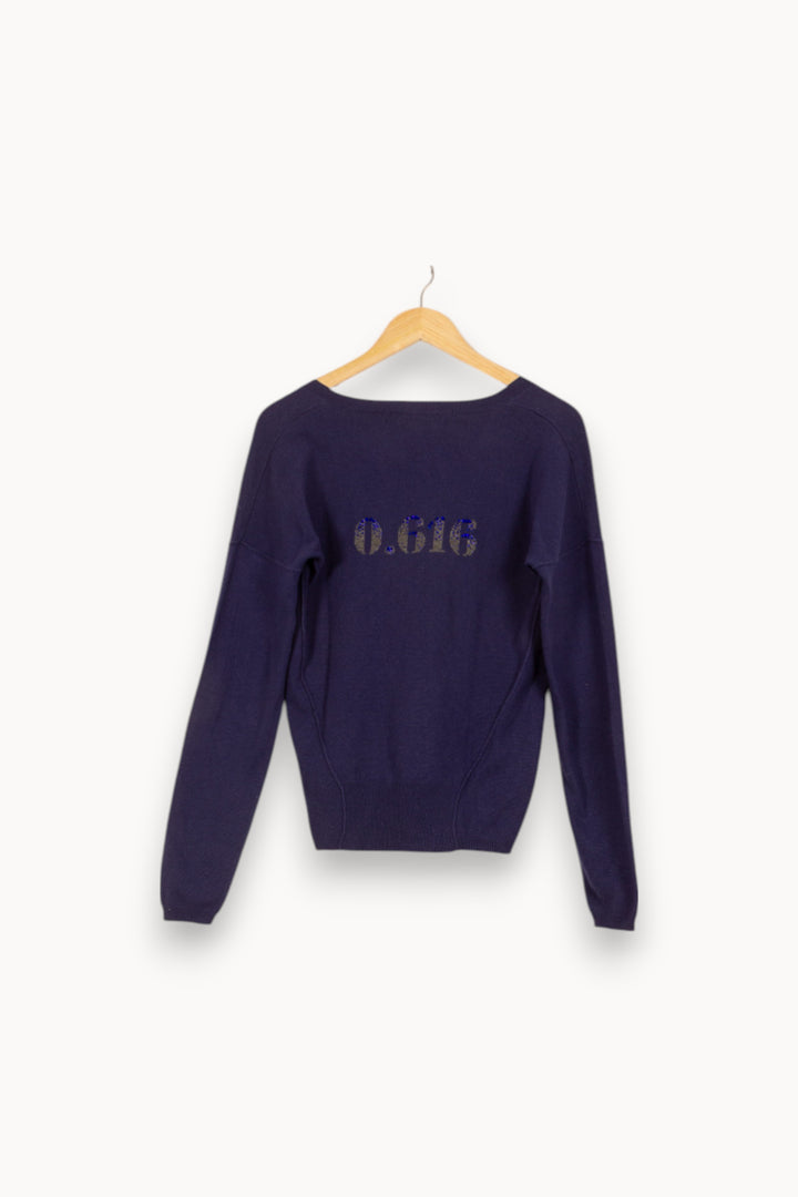 Pull Bleu - Taille M/38 de la marque IKKS | PARAD50539 - Vendu par Paradigme - Image 4