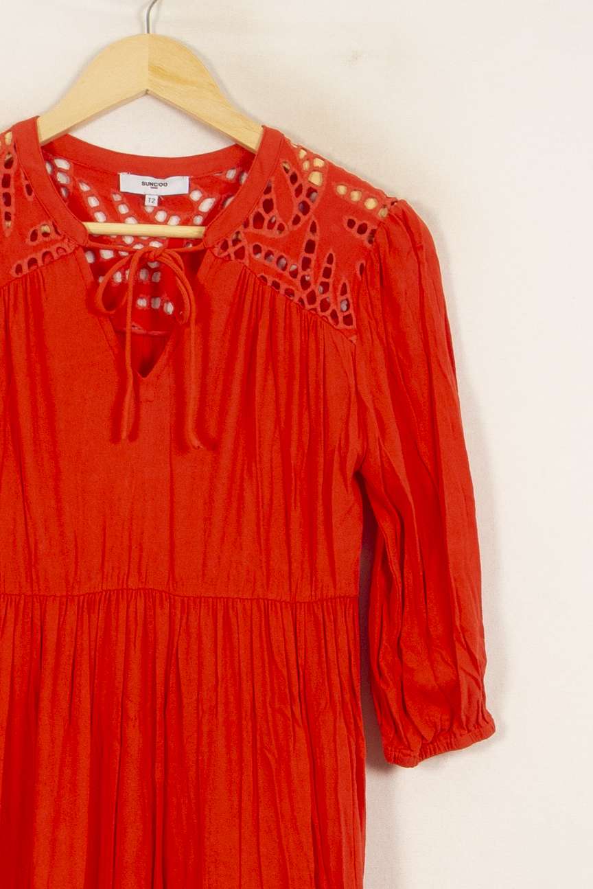 Robe Courte Orange - Taille M/38 de la marque Suncoo | PARAD50547 - Vendu par Paradigme - Image 3