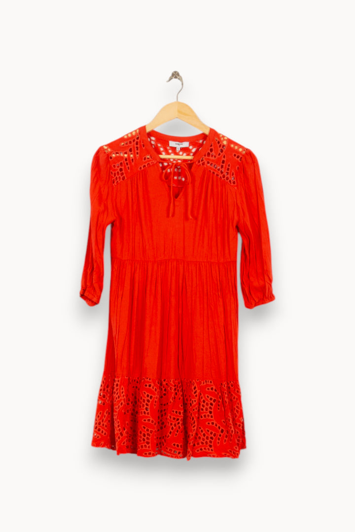 Robe Courte Orange - Taille M/38 de la marque Suncoo | PARAD50547 - Vendu par Paradigme - Image 2