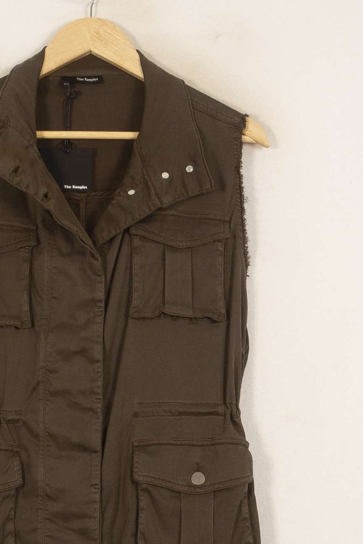 Gilet Sans Manches Vert - Taille XS/34 de la marque The Kooples | PARAD50548 - Vendu par Paradigme - Image 3