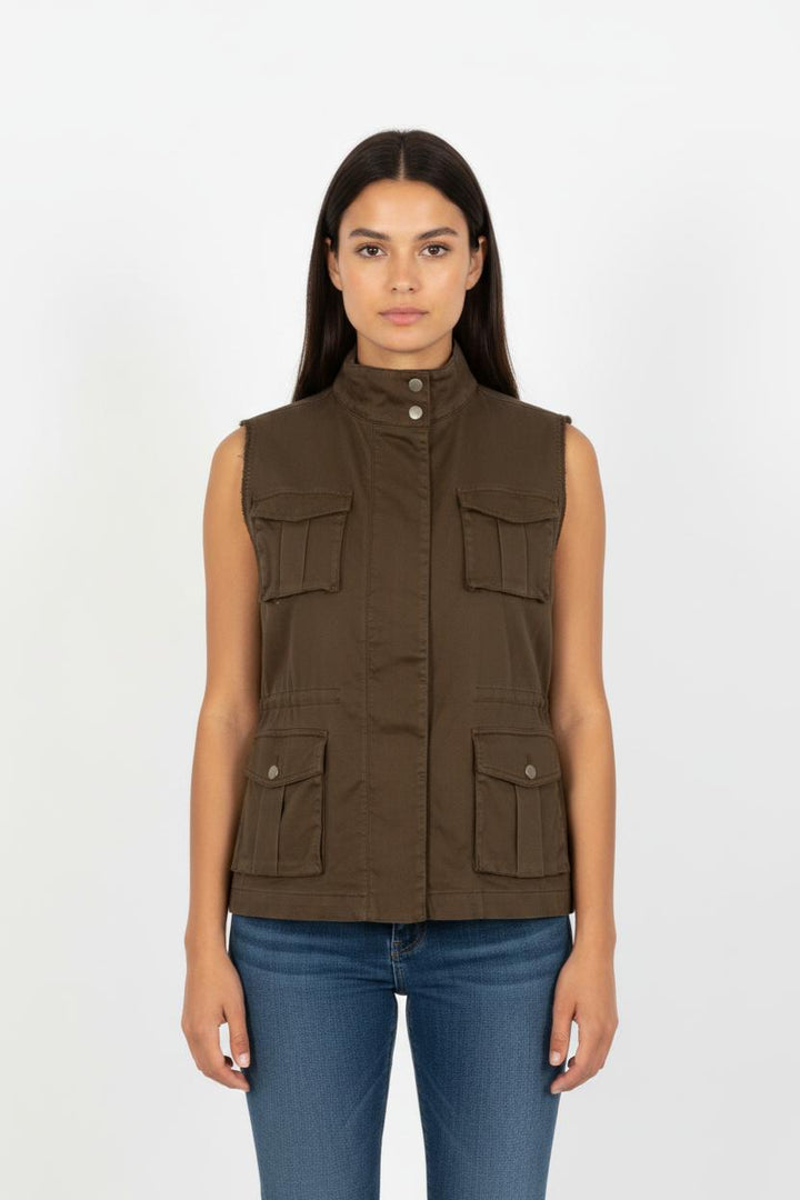 Gilet Sans Manches Vert - Taille XS/34