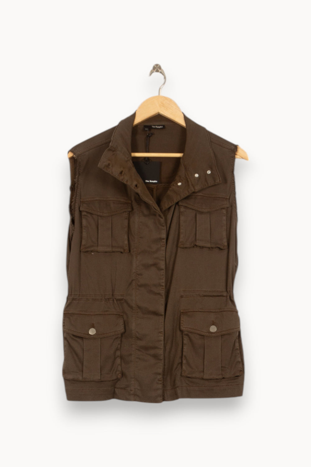 Gilet Sans Manches Vert - Taille XS/34 de la marque The Kooples | PARAD50548 - Vendu par Paradigme - Image 2
