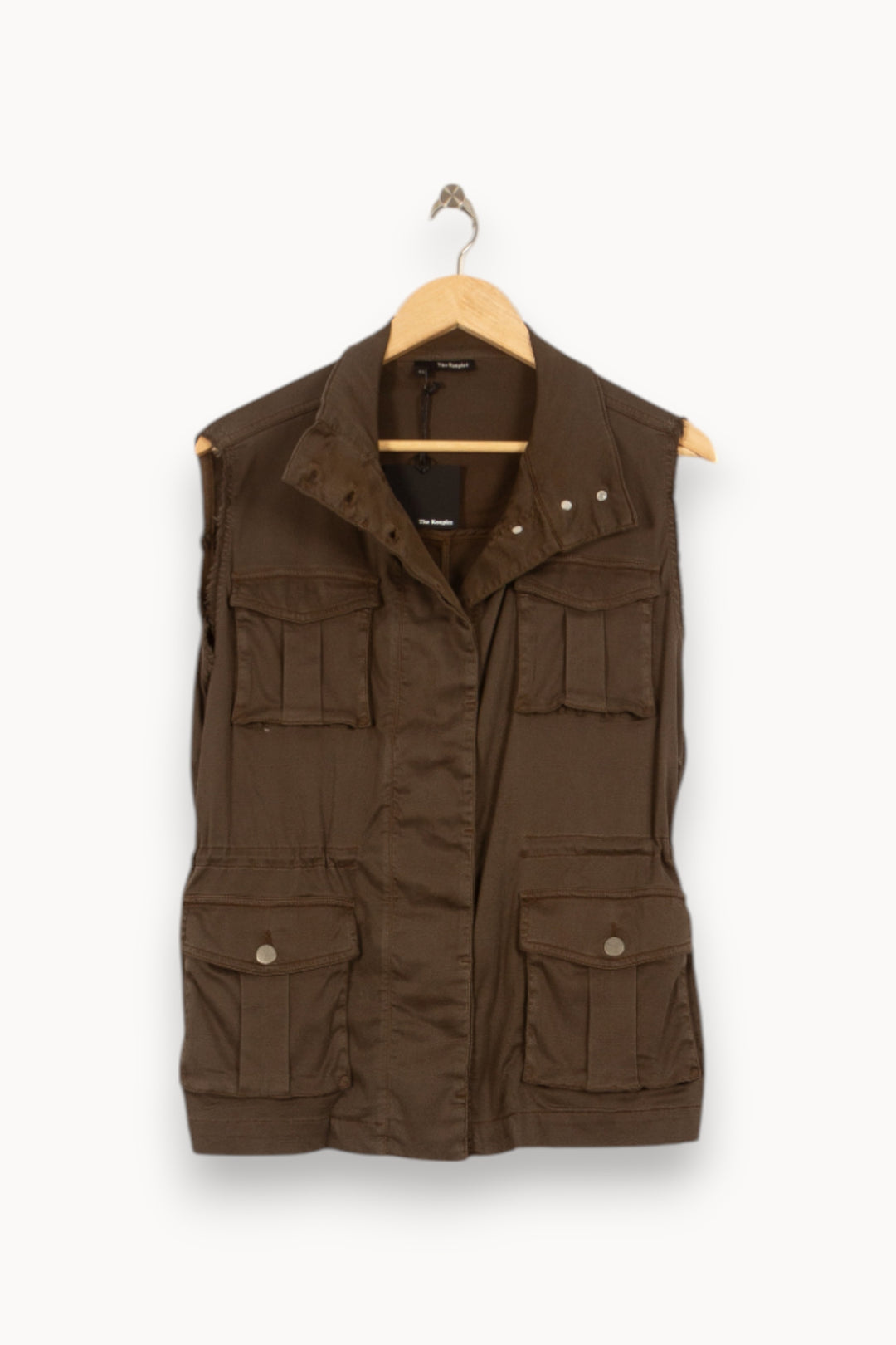 Gilet Sans Manches Vert - Taille XS/34 de la marque The Kooples | PARAD50548 - Vendu par Paradigme - Image 2