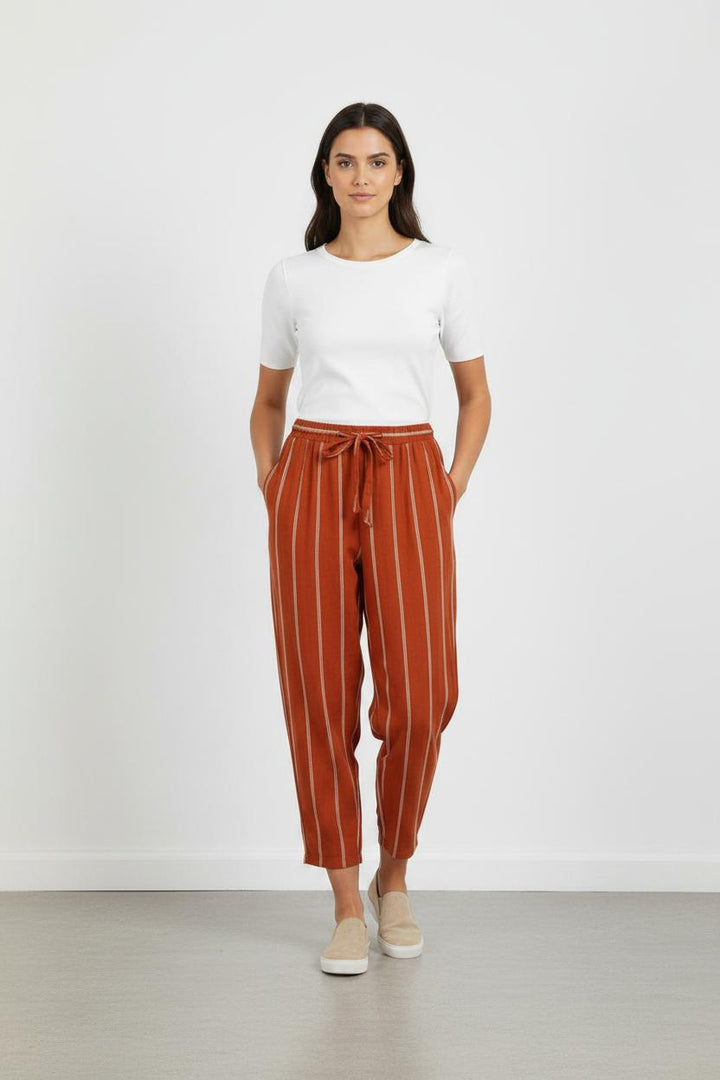 Pantalon Orange et Blanc - Taille XL/42