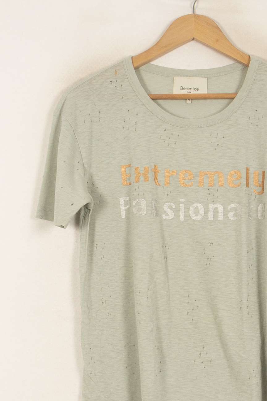 Tee-shirt Vert Clair - Taille XS/34 de la marque Bérénice | PARAD50554 - Vendu par Paradigme - Image 3