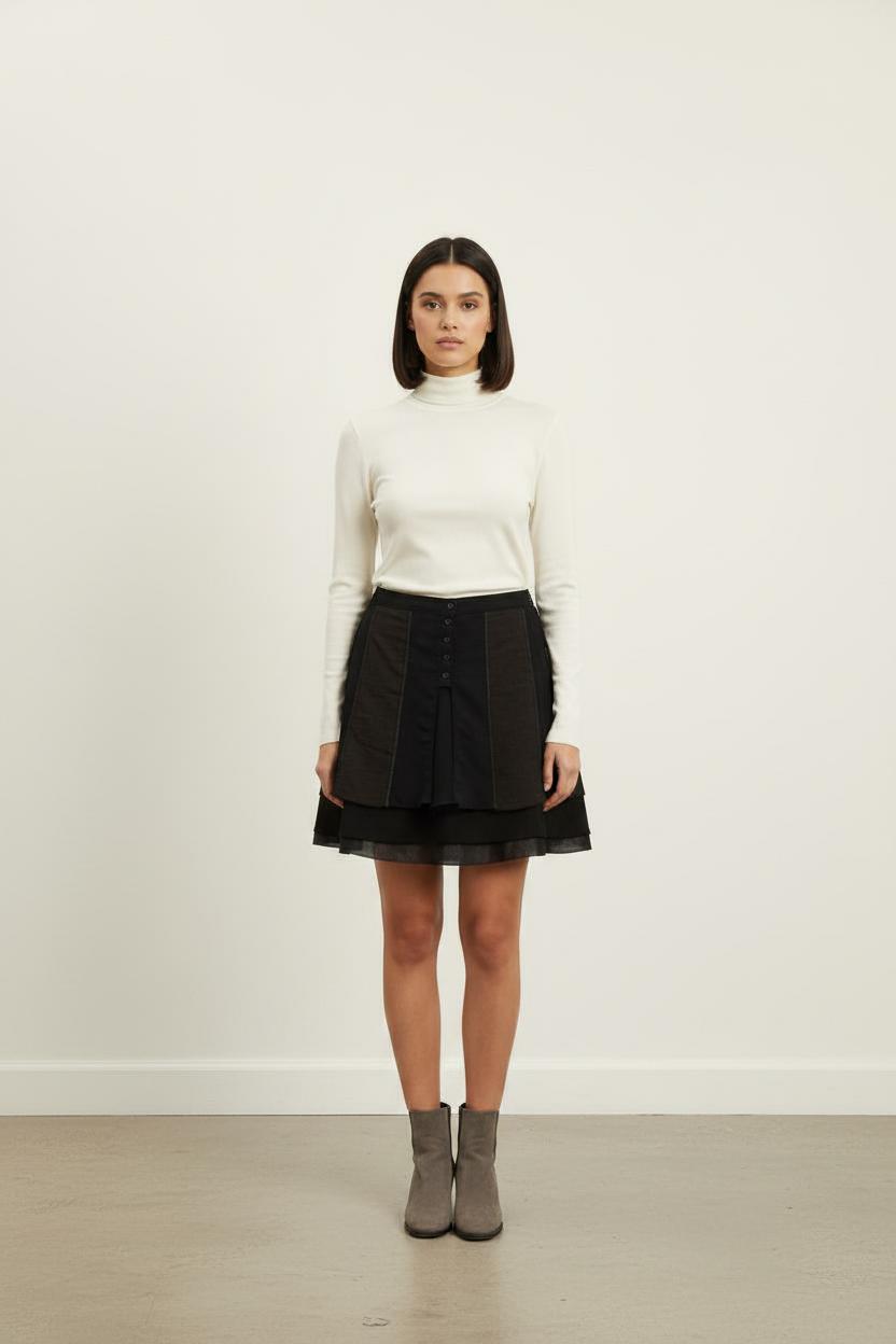 Jupe Courte Noire - Taille XXL/44