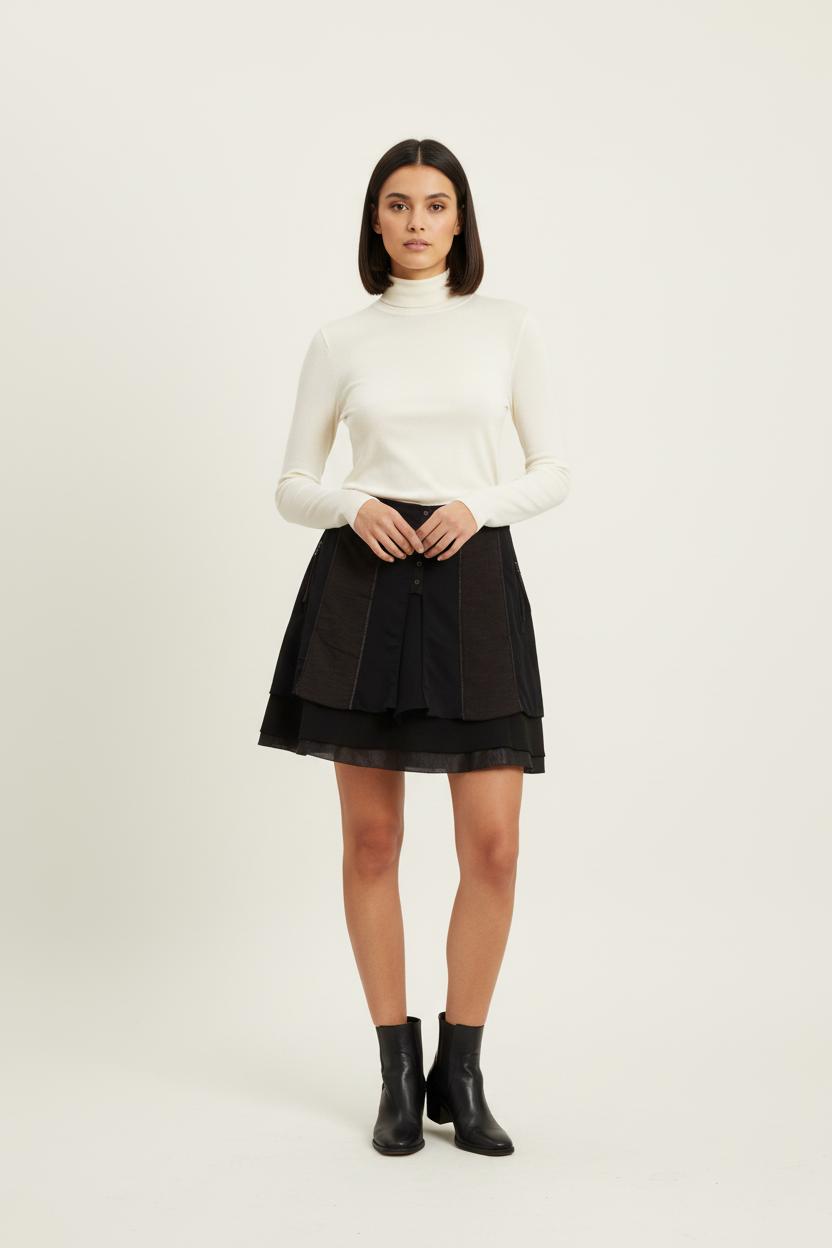 Jupe Courte Noire - Taille XXL/44 de la marque One Step | PARAD50558 - Vendu par Paradigme - Image 1