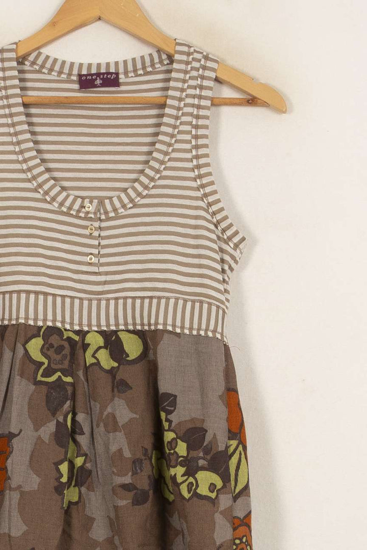 Blouse Beige et Marron - Taille XL/42 de la marque One Step | PARAD50560 - Vendu par Paradigme - Image 3