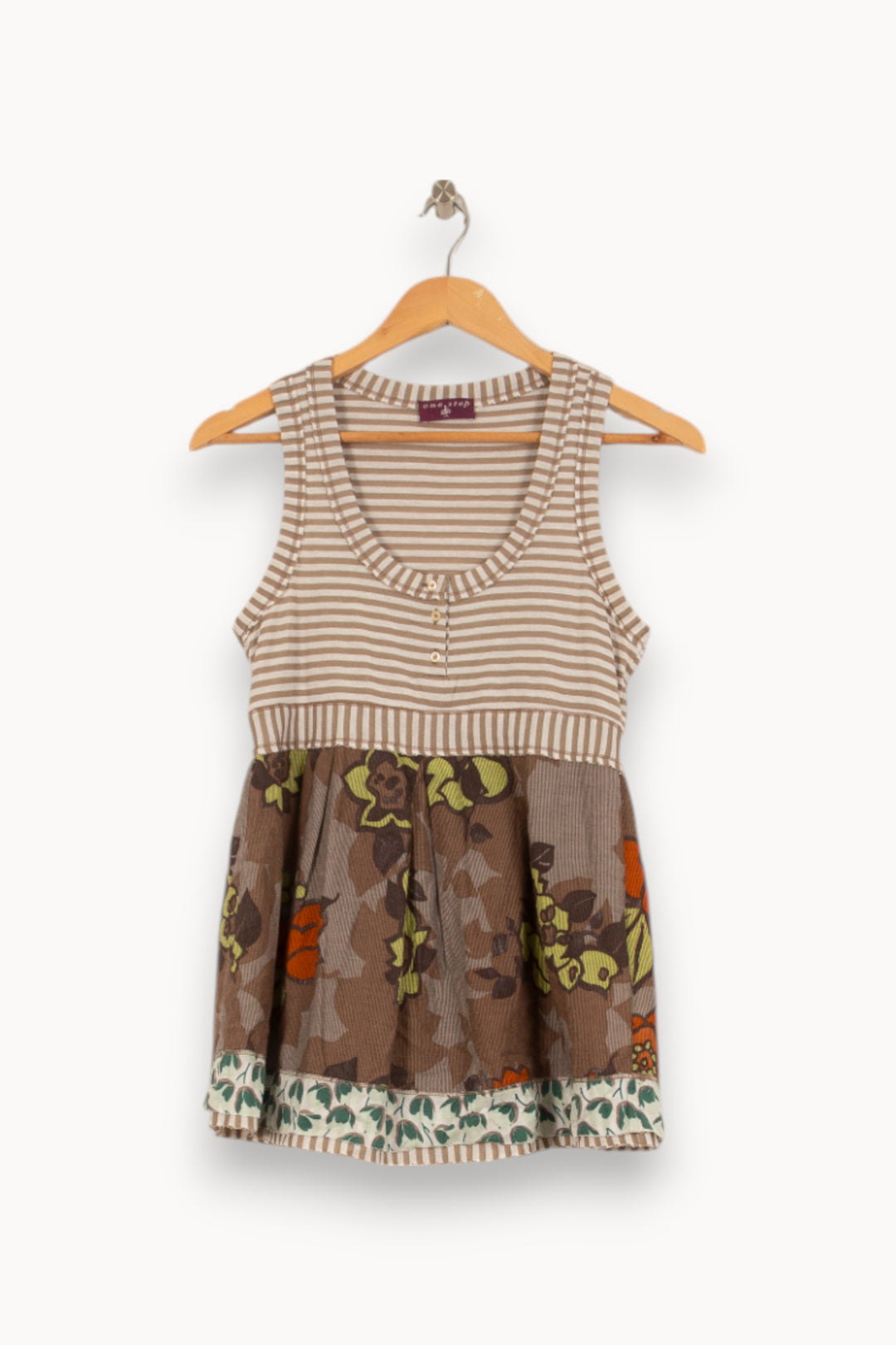 Blouse Beige et Marron - Taille XL/42 de la marque One Step | PARAD50560 - Vendu par Paradigme - Image 5