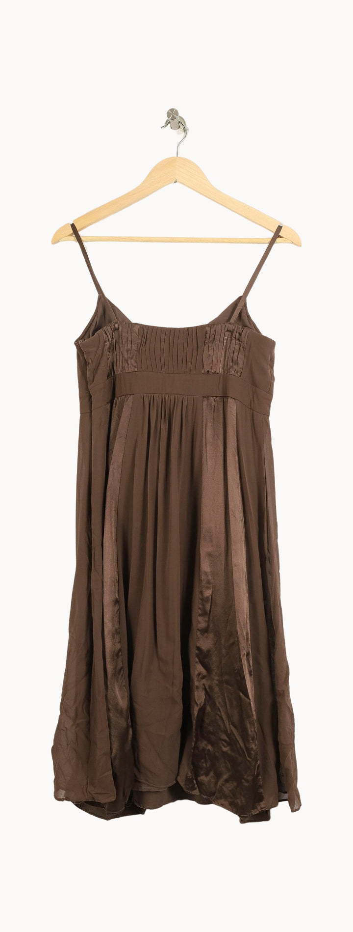 Robe Évasée Marron - Taille L/40 de la marque Maison 123 | PARAD50561 - Vendu par Paradigme - Image 4