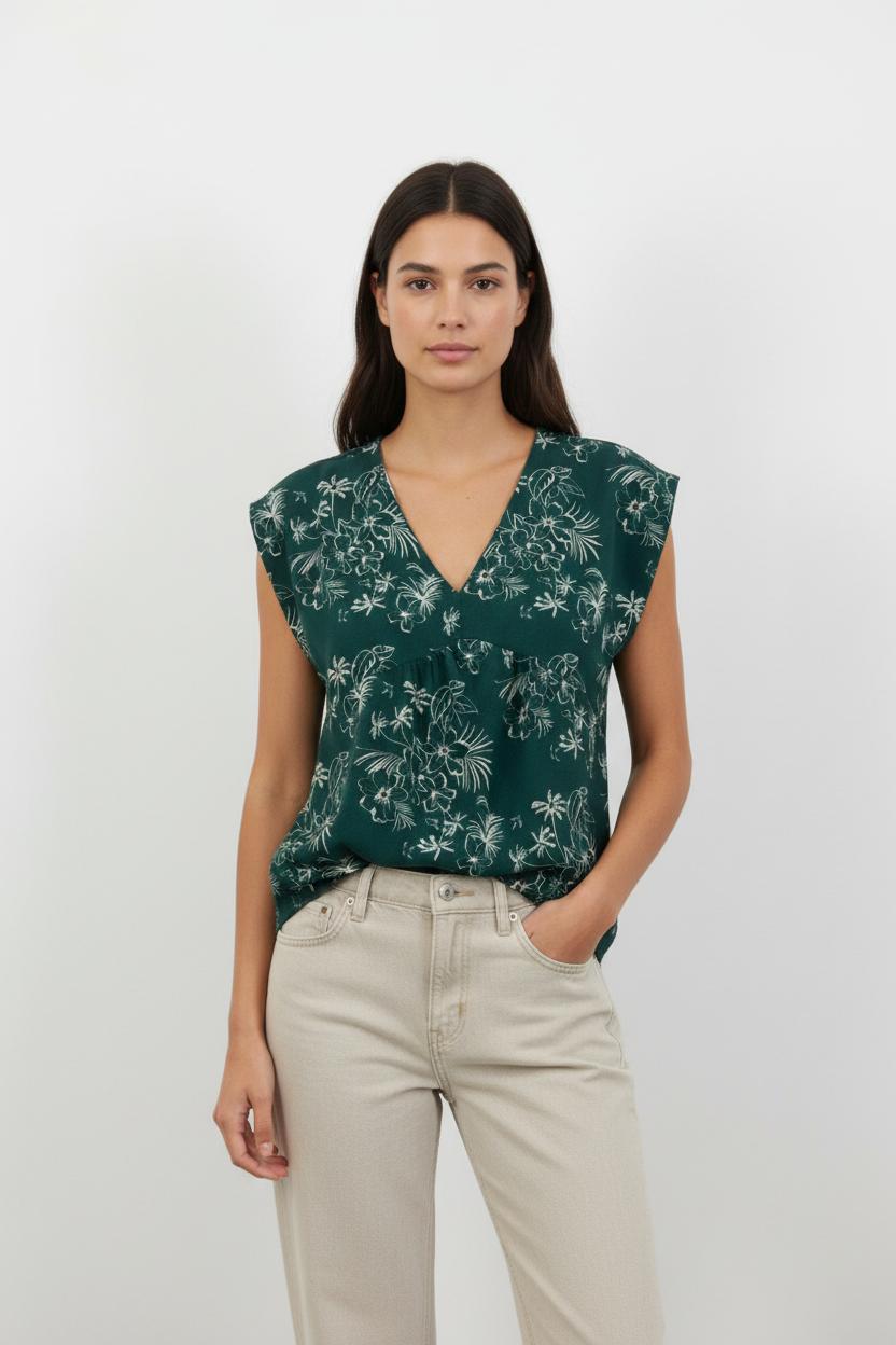 Blouse Verte - Taille XL/42