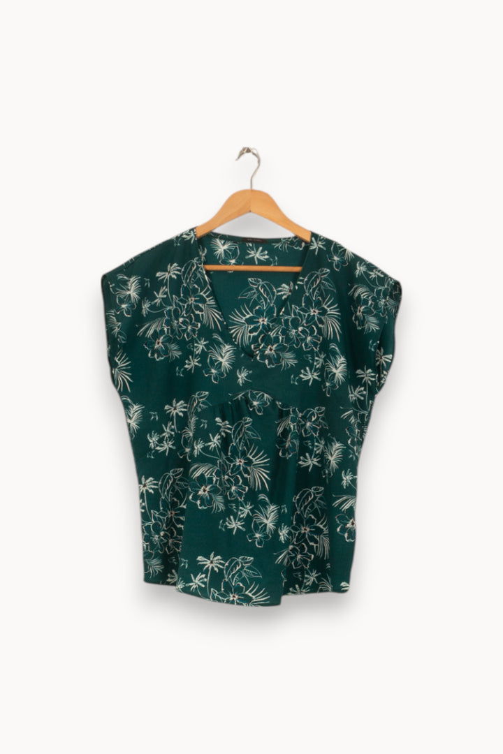 Blouse Verte - Taille XL/42 de la marque IKKS | PARAD50571 - Vendu par Paradigme - Image 2