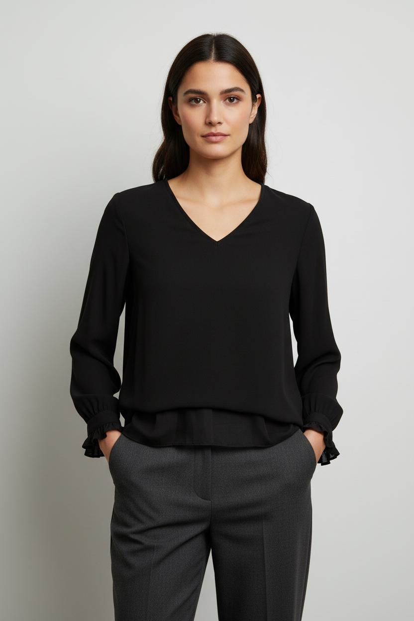 Blouse Noire - Taille L/40