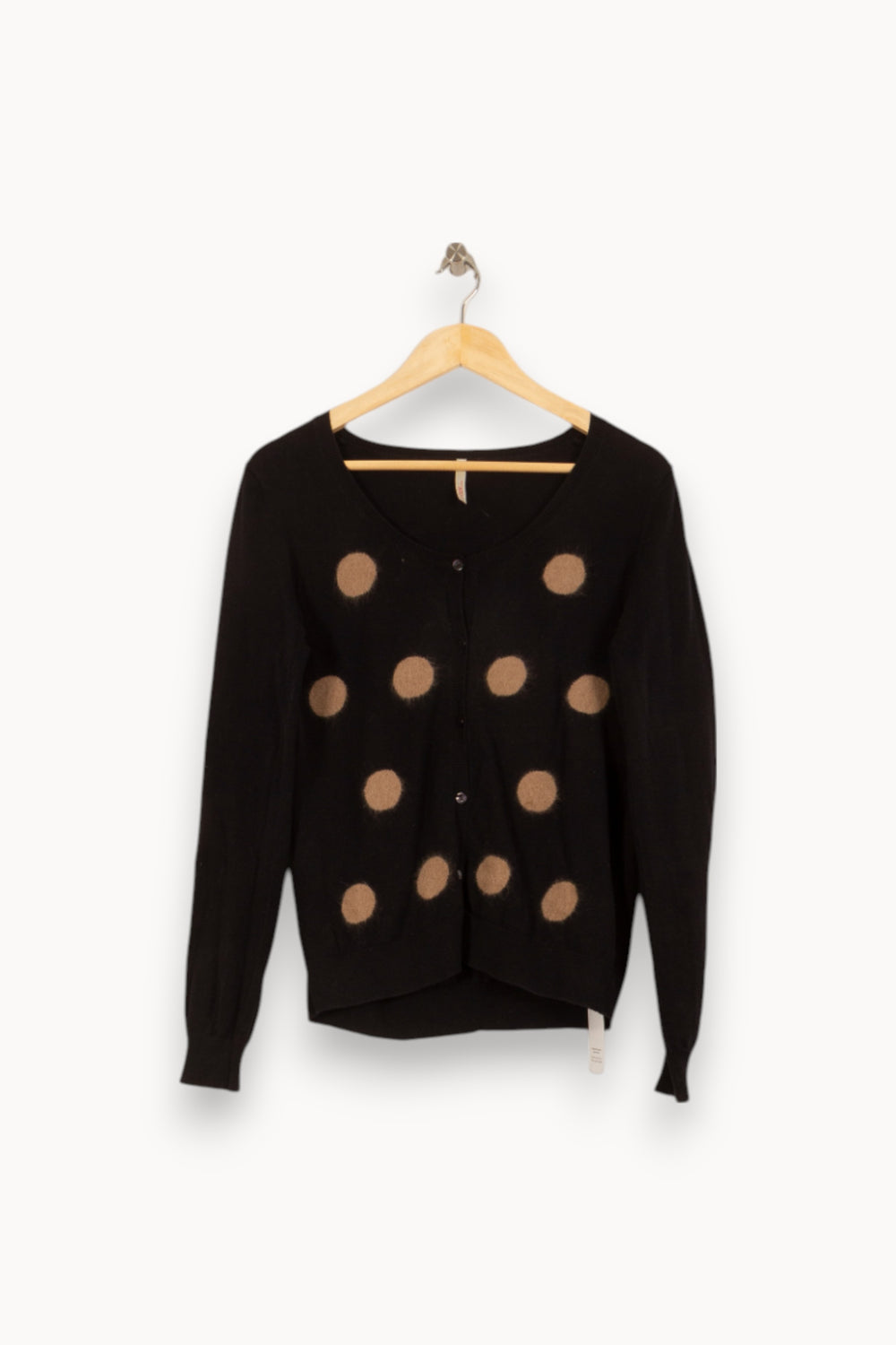 Cardigan Noir et Beige - Taille S/36 de la marque I.Code | PARAD50582 - Vendu par Paradigme - Image 2