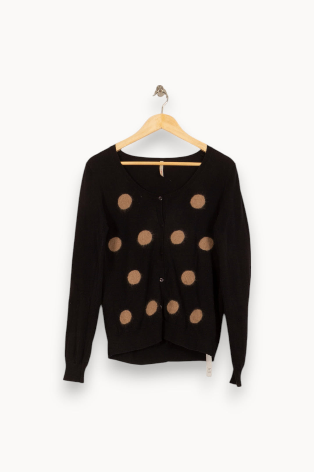 Cardigan Noir et Beige - Taille S/36 de la marque I.Code | PARAD50582 - Vendu par Paradigme - Image 2
