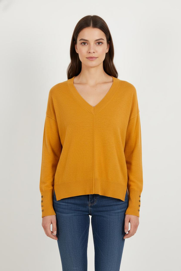 Pull Jaune - Taille S/36