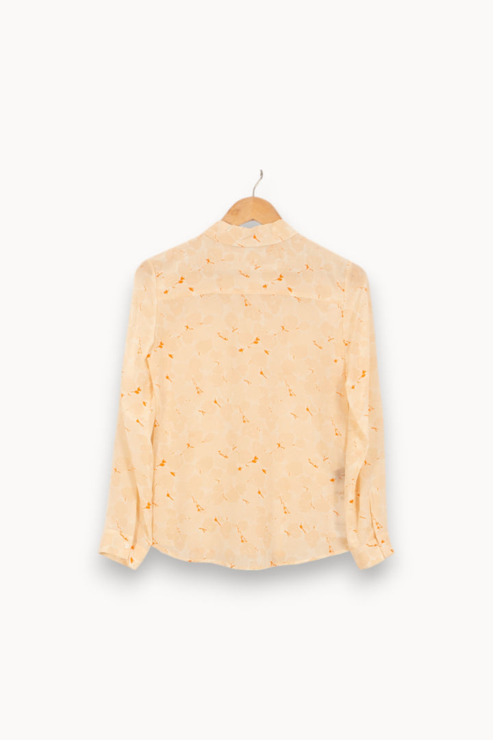 Chemise Orange et Beige - Taille XS/34 de la marque Comptoir des Cotonniers | PARAD50593 - Vendu par Paradigme - Image 4