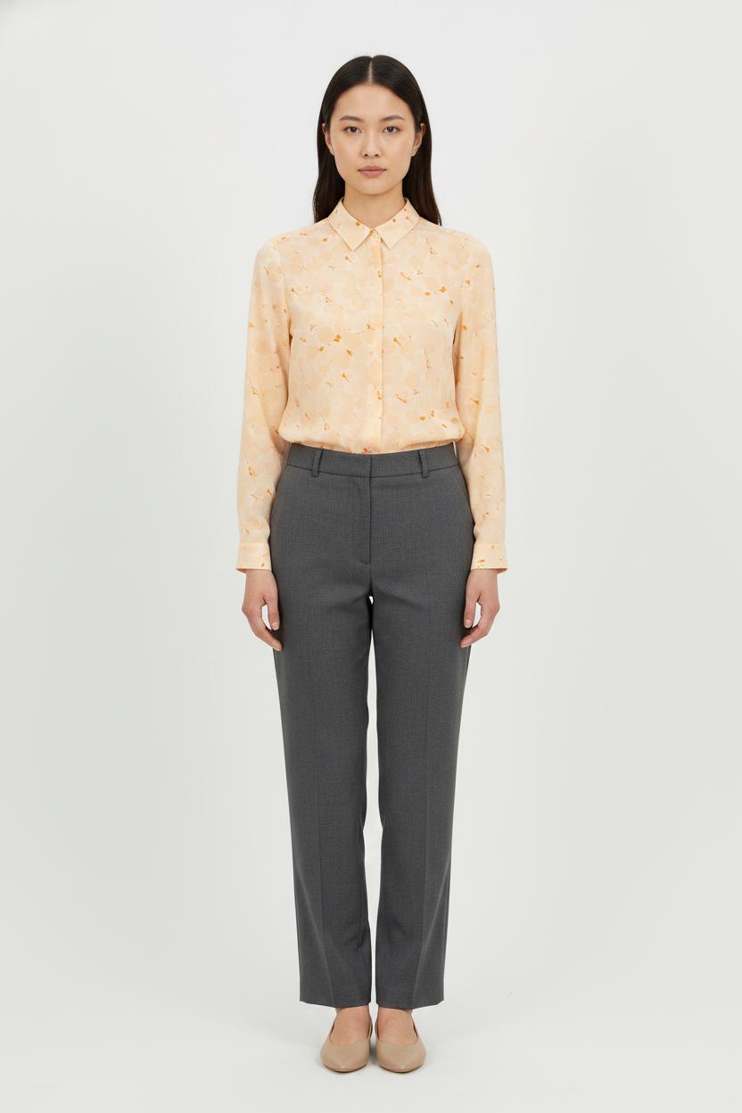 Chemise Orange et Beige - Taille XS/34