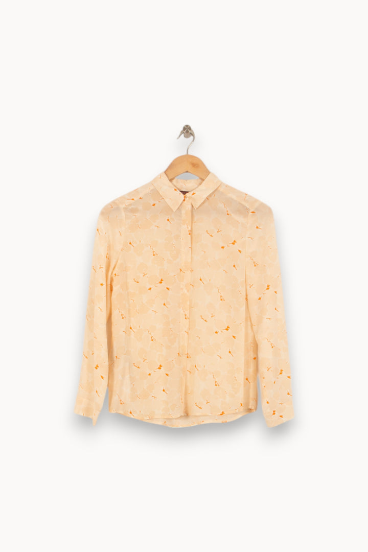 Chemise Orange et Beige - Taille XS/34 de la marque Comptoir des Cotonniers | PARAD50593 - Vendu par Paradigme - Image 2