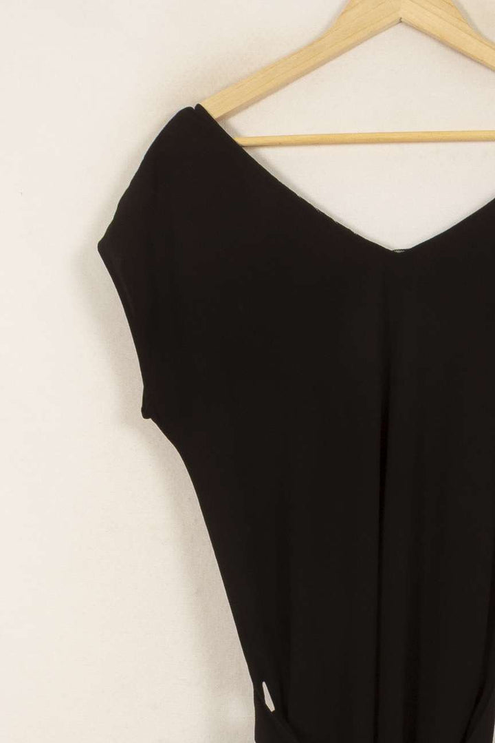 Robe Drapée Noire - Taille M/38 de la marque IKKS | PARAD50606 - Vendu par Paradigme - Image 3