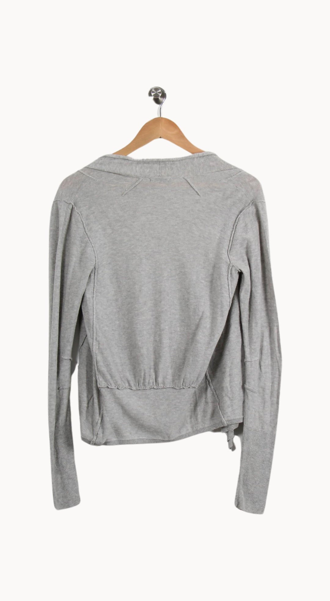 Cardigan Gris - Taille M/38 de la marque IKKS | PARAD50608 - Vendu par Paradigme - Image 4