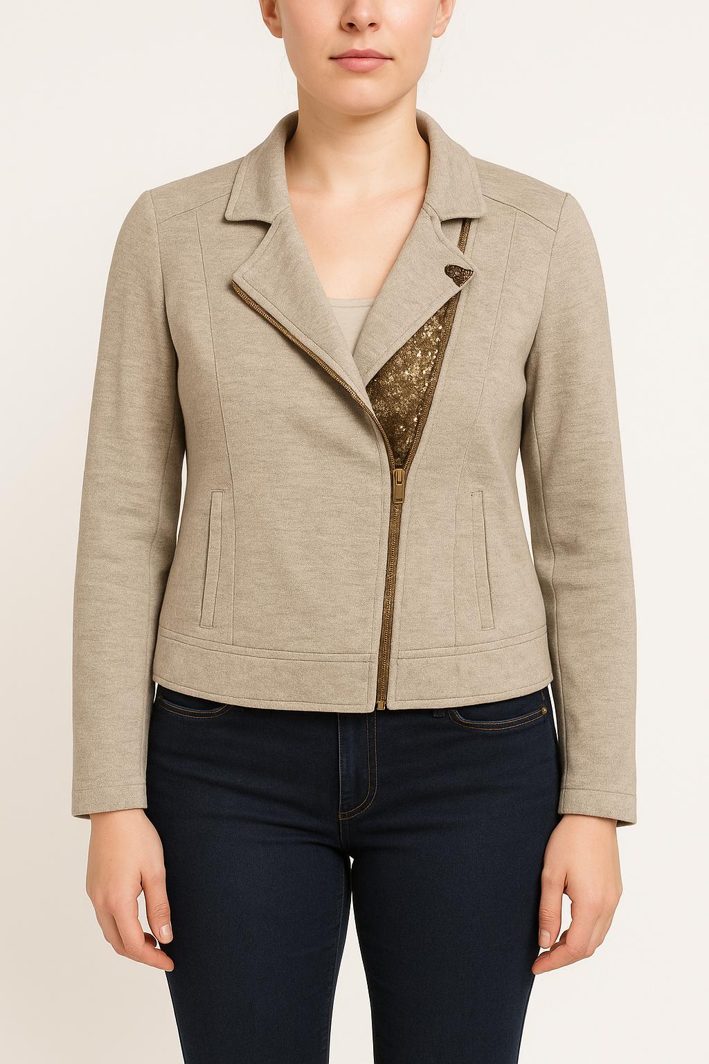 Veste Grise - Taille L/40 de la marque IKKS | PARAD50610 - Vendu par Paradigme - Image 1