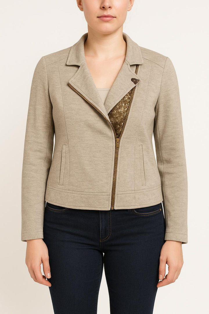 Veste Grise - Taille L/40 de la marque IKKS | PARAD50610 - Vendu par Paradigme - Image 1