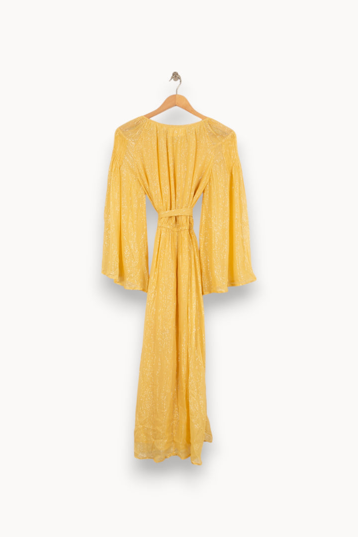 Robe Longue Jaune - Taille XS/34 de la marque Sundress | PARAD50618 - Vendu par Paradigme - Image 4