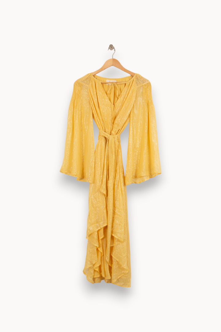 Robe Longue Jaune - Taille XS/34 de la marque Sundress | PARAD50618 - Vendu par Paradigme - Image 2