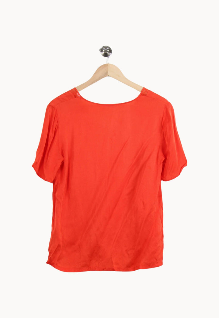 Blouse Rouge - Taille M/38 de la marque Claudie Pierlot | PARAD50622 - Vendu par Paradigme - Image 4